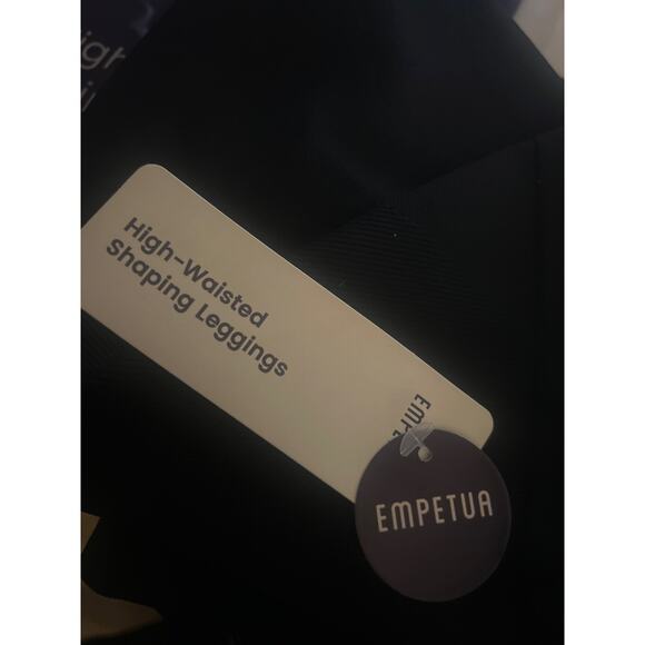 Empetua High-Waisted Shaping Compression Black Leggings Shapewear 2XL New - Picture 7 of 8